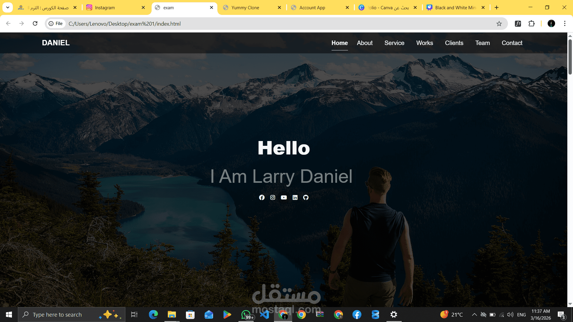 A Personal Portfolio