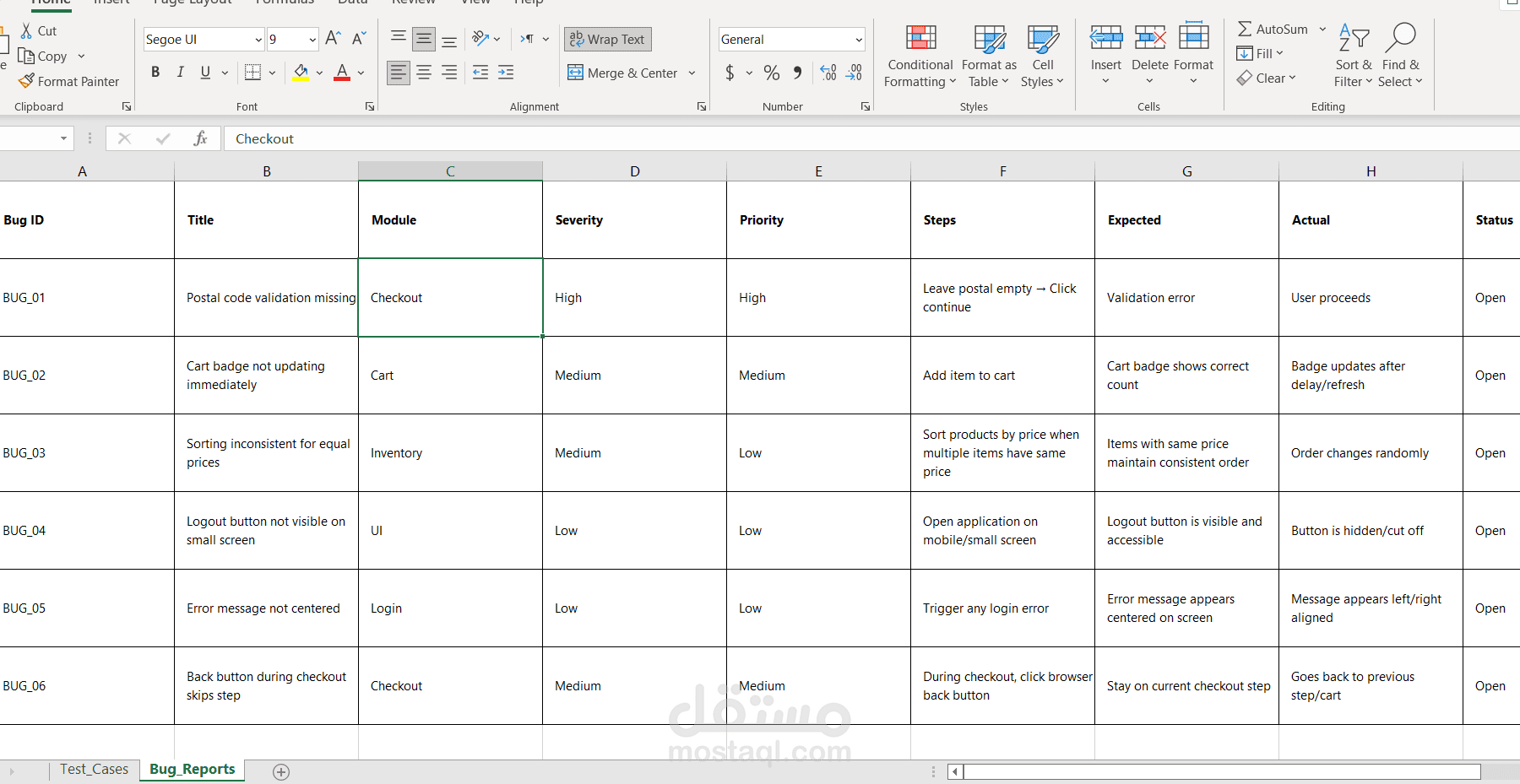 مشروع اختبار متكامل لتطبيق تجارة إلكترونية (Manual + API + Automation)
