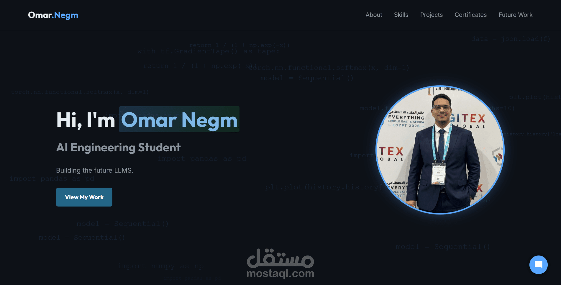 موقع سيرة ذاتية شخصي