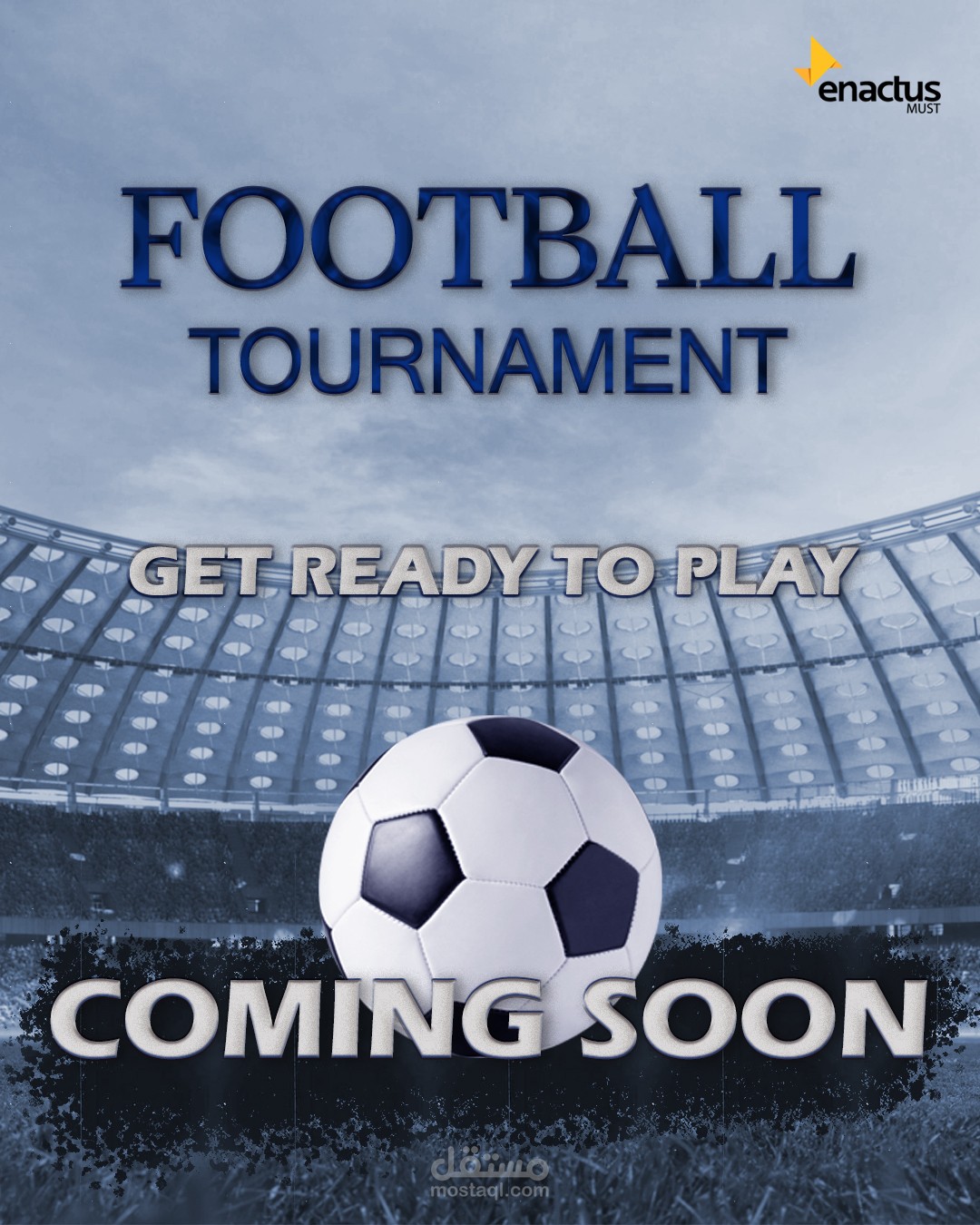 social media post design for football tournmant