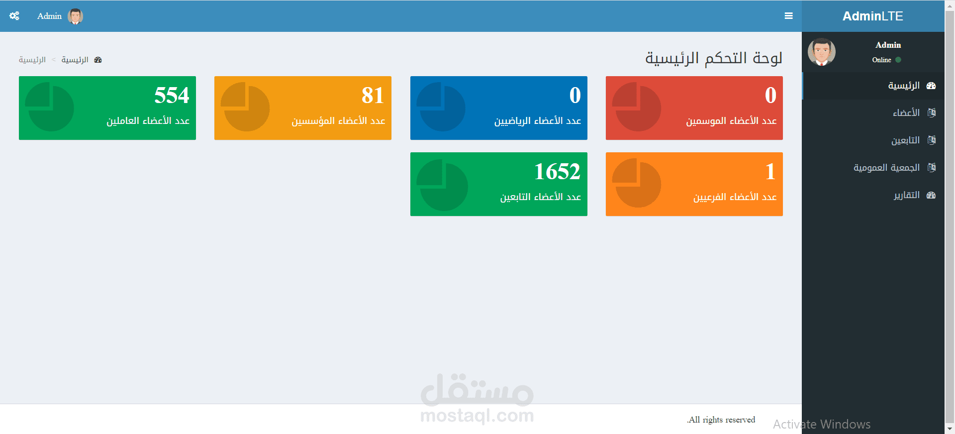 مشروع نادي العضويات