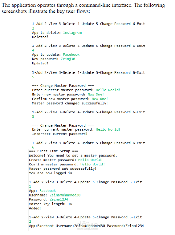 Password Manager (Mini Vault) in Java