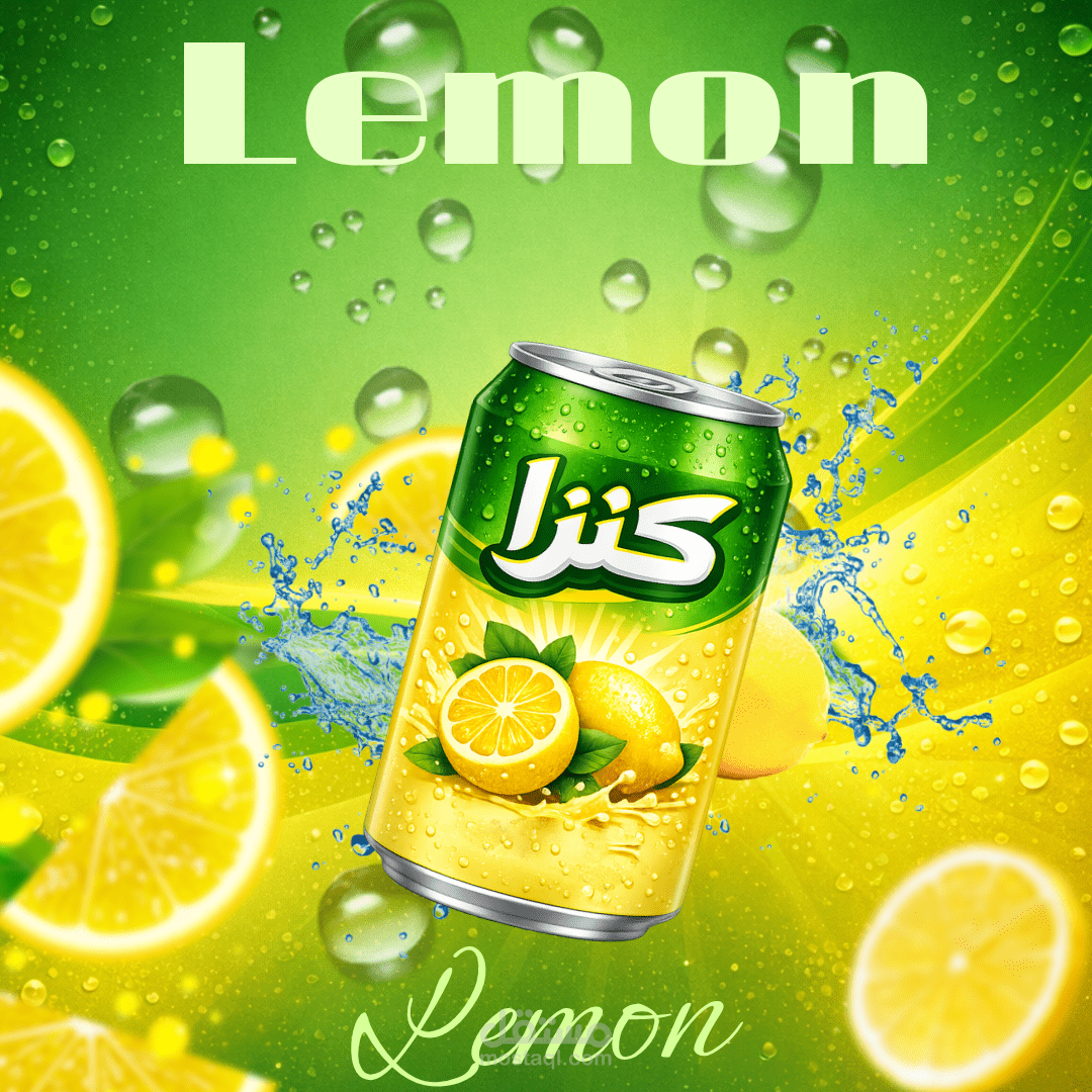 تصميم منشور سوشيال ميديا تصميم منشور كنزا ليمون