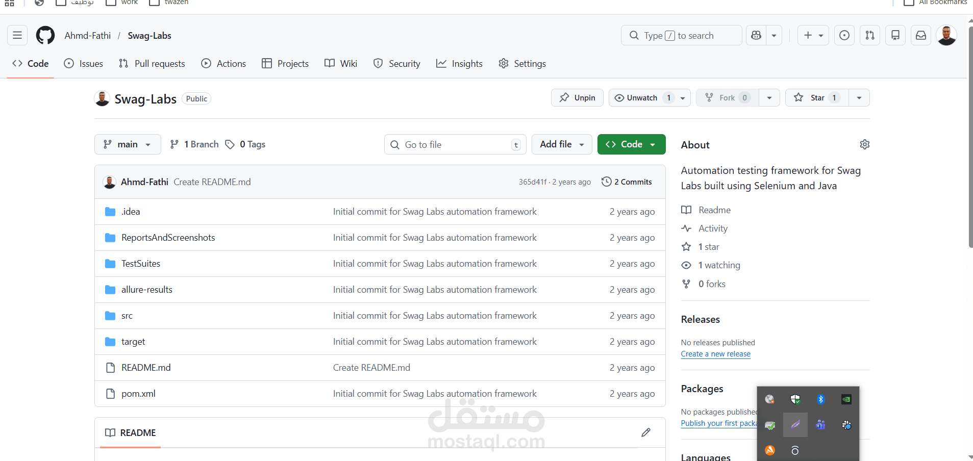 أتمتة اختبار موقع ويب باستخدام Selenium وTestNG