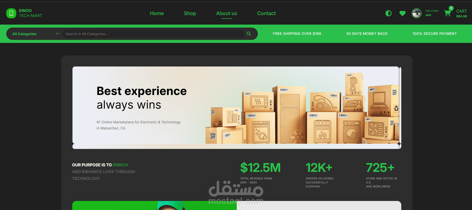 E-Commerce Platform Tech Mart