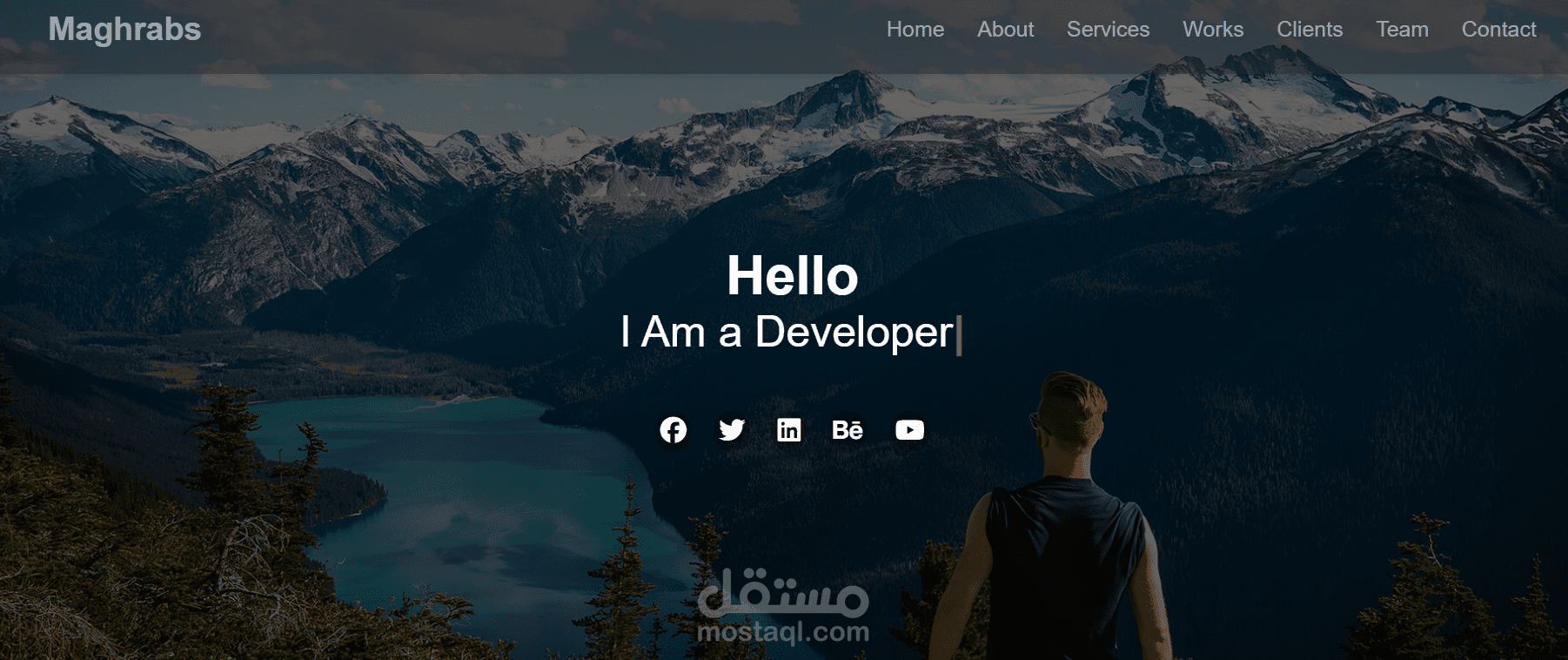 تطوير Portfolio رقمي متكامل