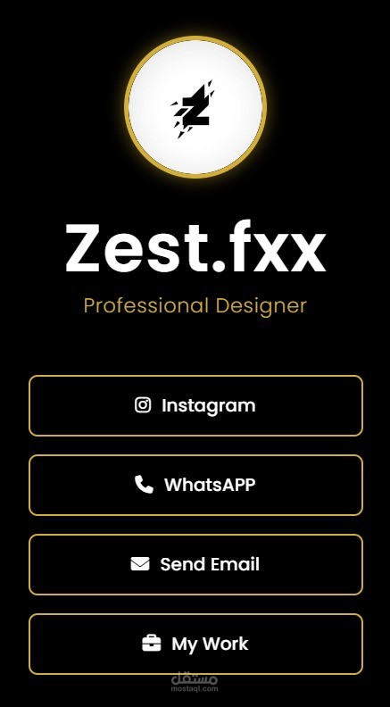 برمجة وتصميم صفحة موقع.