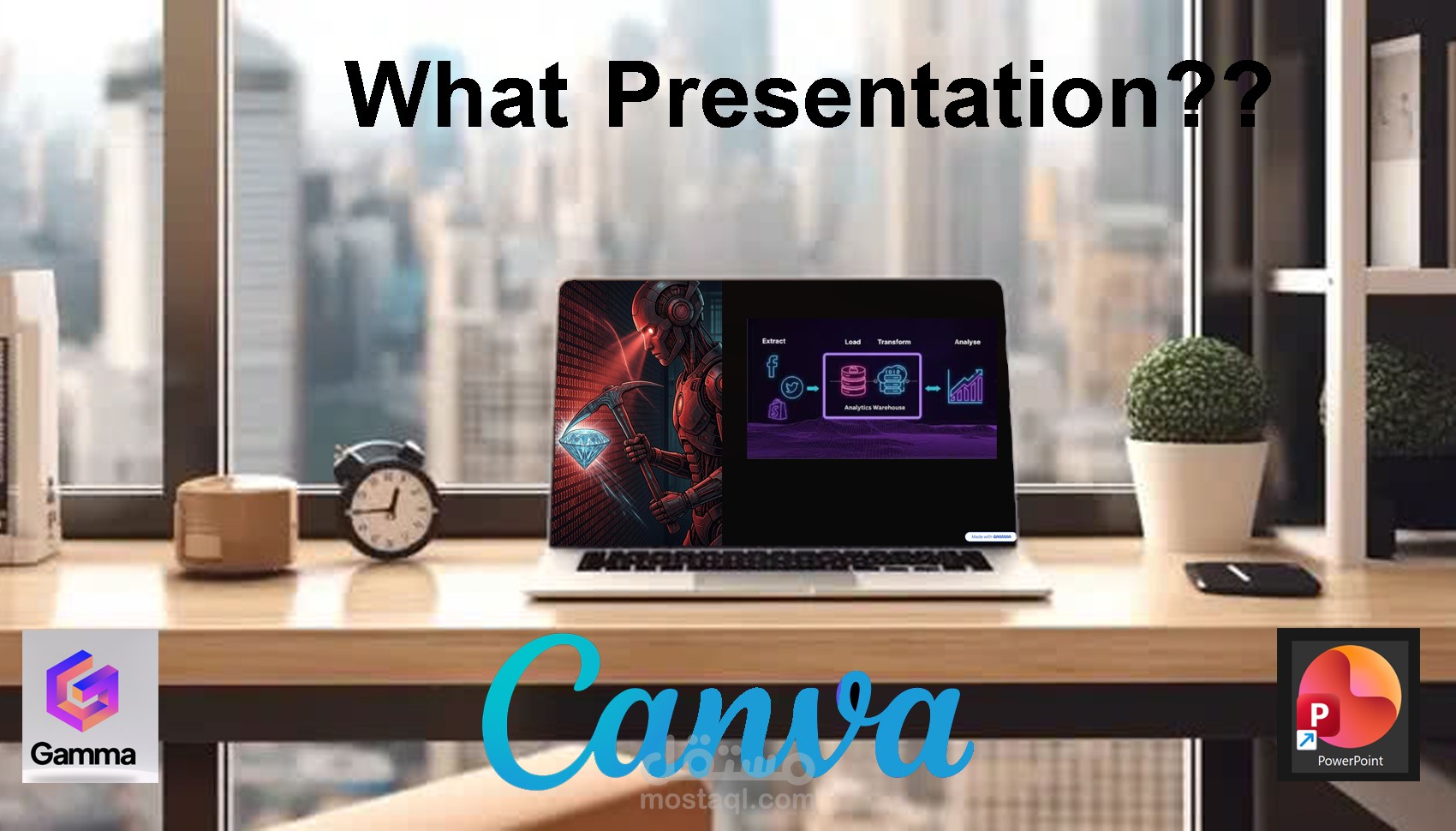 تصميم عروض PowerPoint و Canva إبداعية لمشروعك أو دراستك.