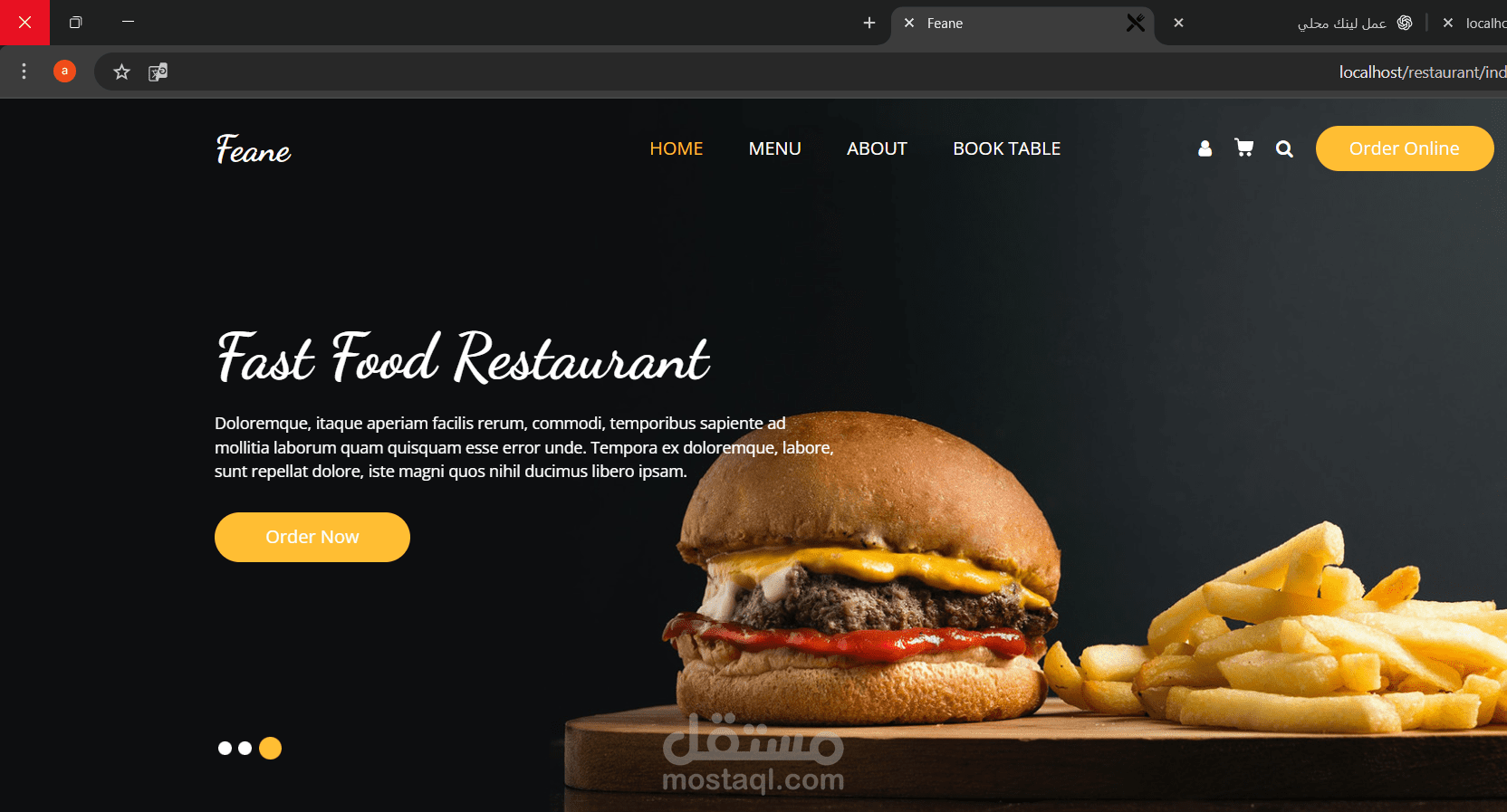 Fast Food Restaurant – Full Stack Web Application
