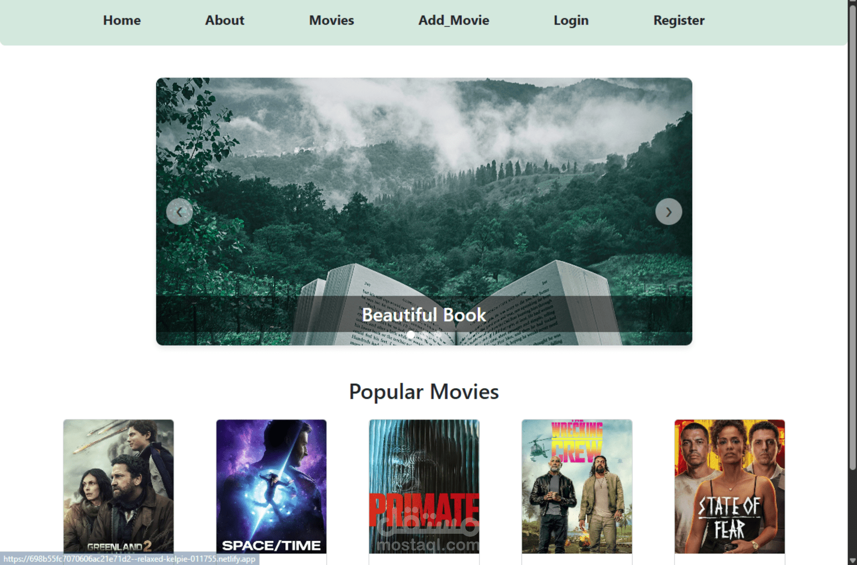 تصميم وتطوير موقع ديناميكي باستخدام React.js