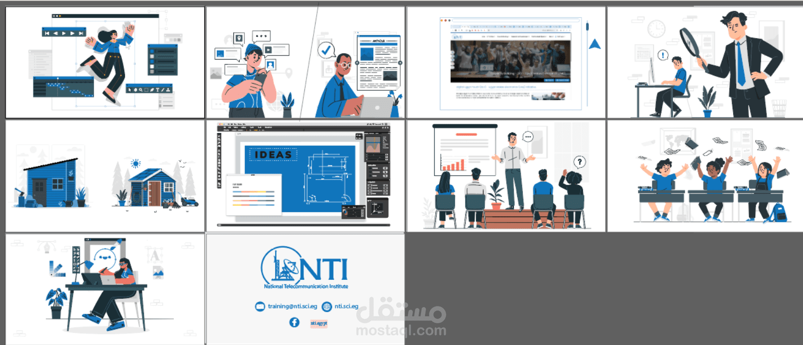 NTI Motion Graphics Track Explainer video