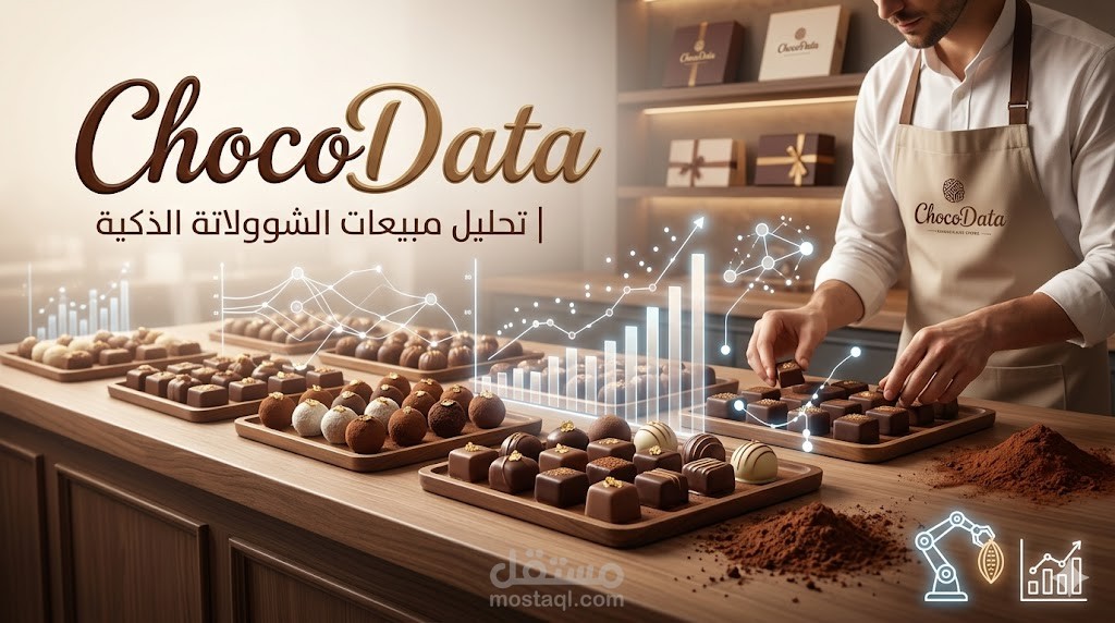 : نظام "ChocoData" لتحليل مبيعات وتفضيلات عملاء متجر شوكولاتة فاخرة