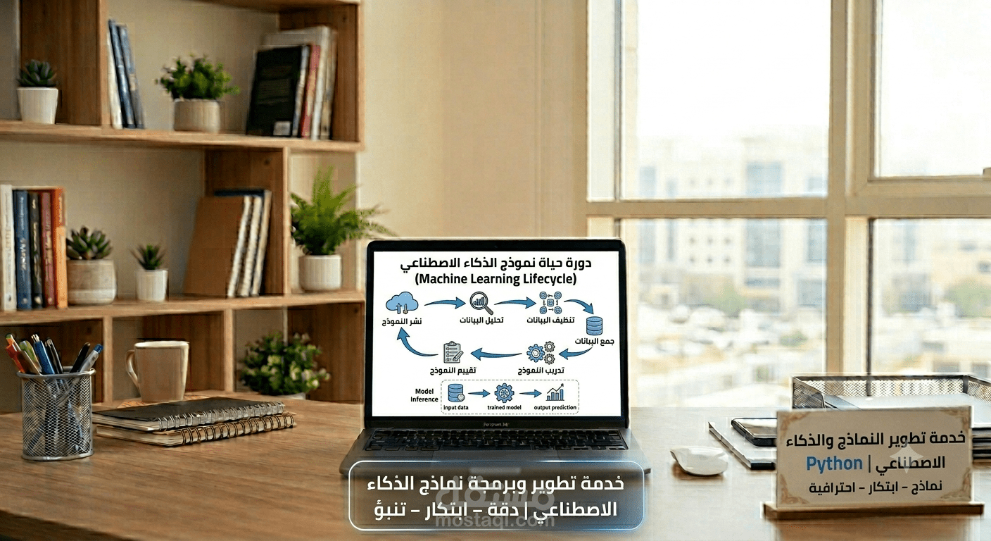 تطوير نماذج Machine Learning وتحليل البيانات