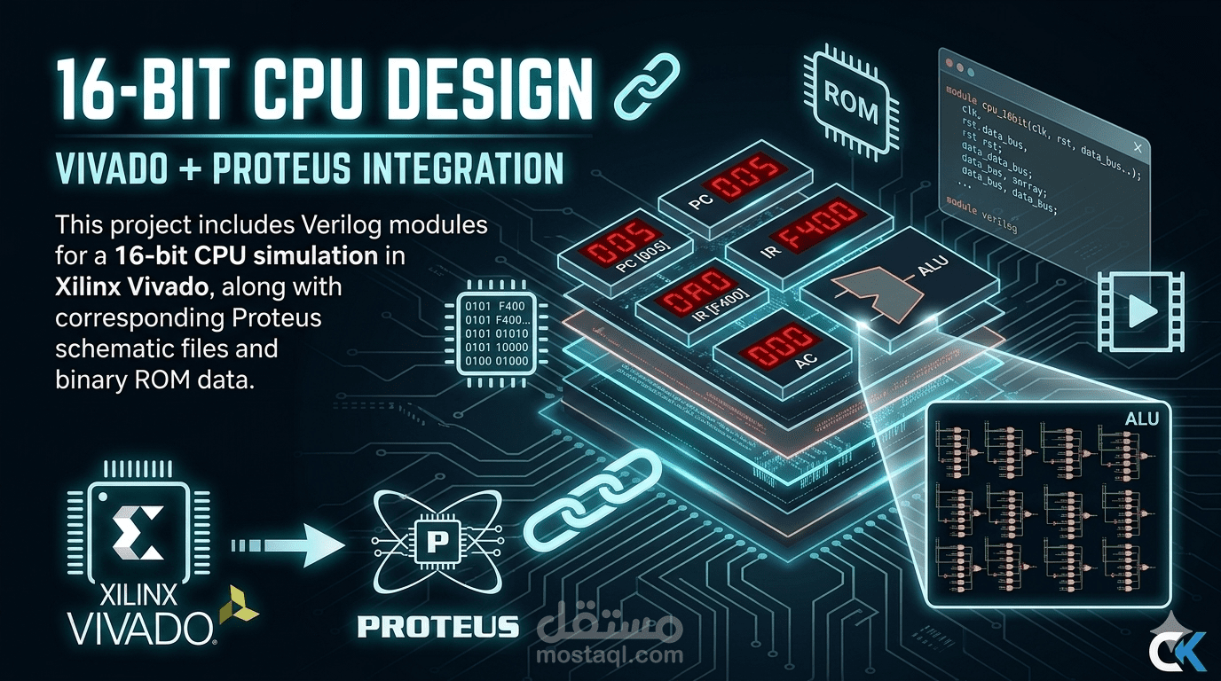 16bit Mano Computer — CPU Design in Verilog