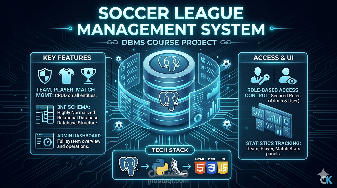Dream League - SQL Soccer League Management System