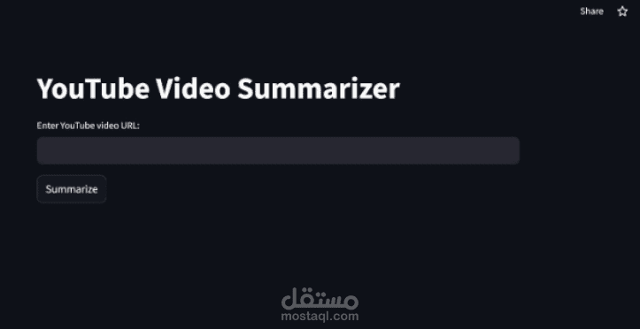 YouTube Video Summarizer