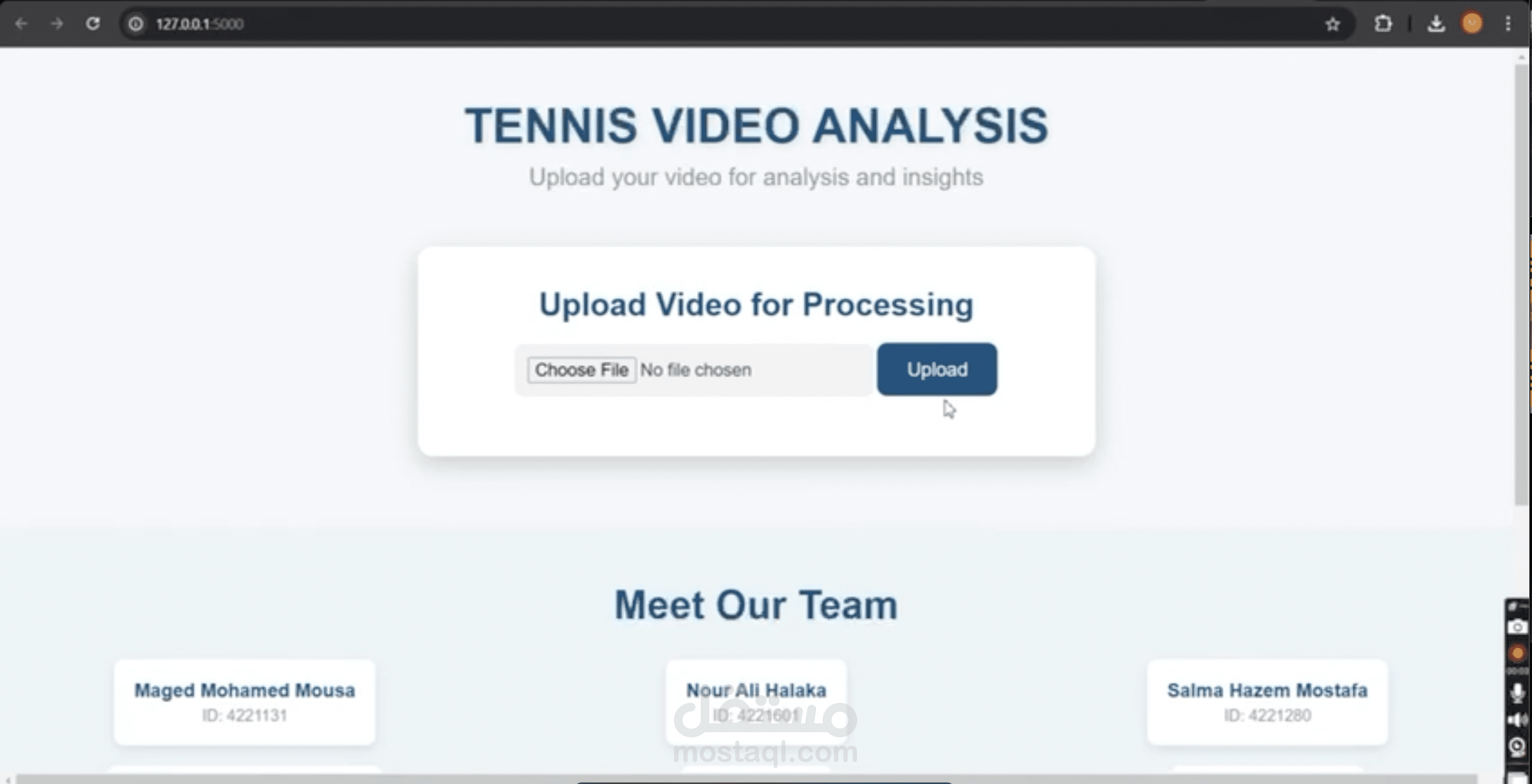 تحليل أداء لاعبي التنس باستخدام Computer Vision و YOLO