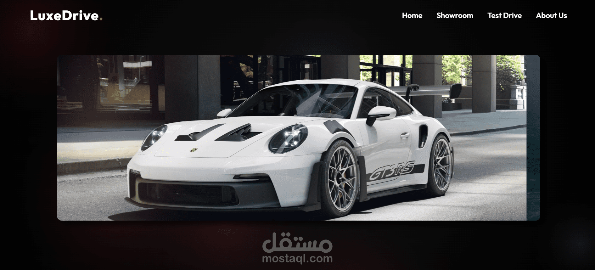 صفحة هبوط لشركة بيع سيارات