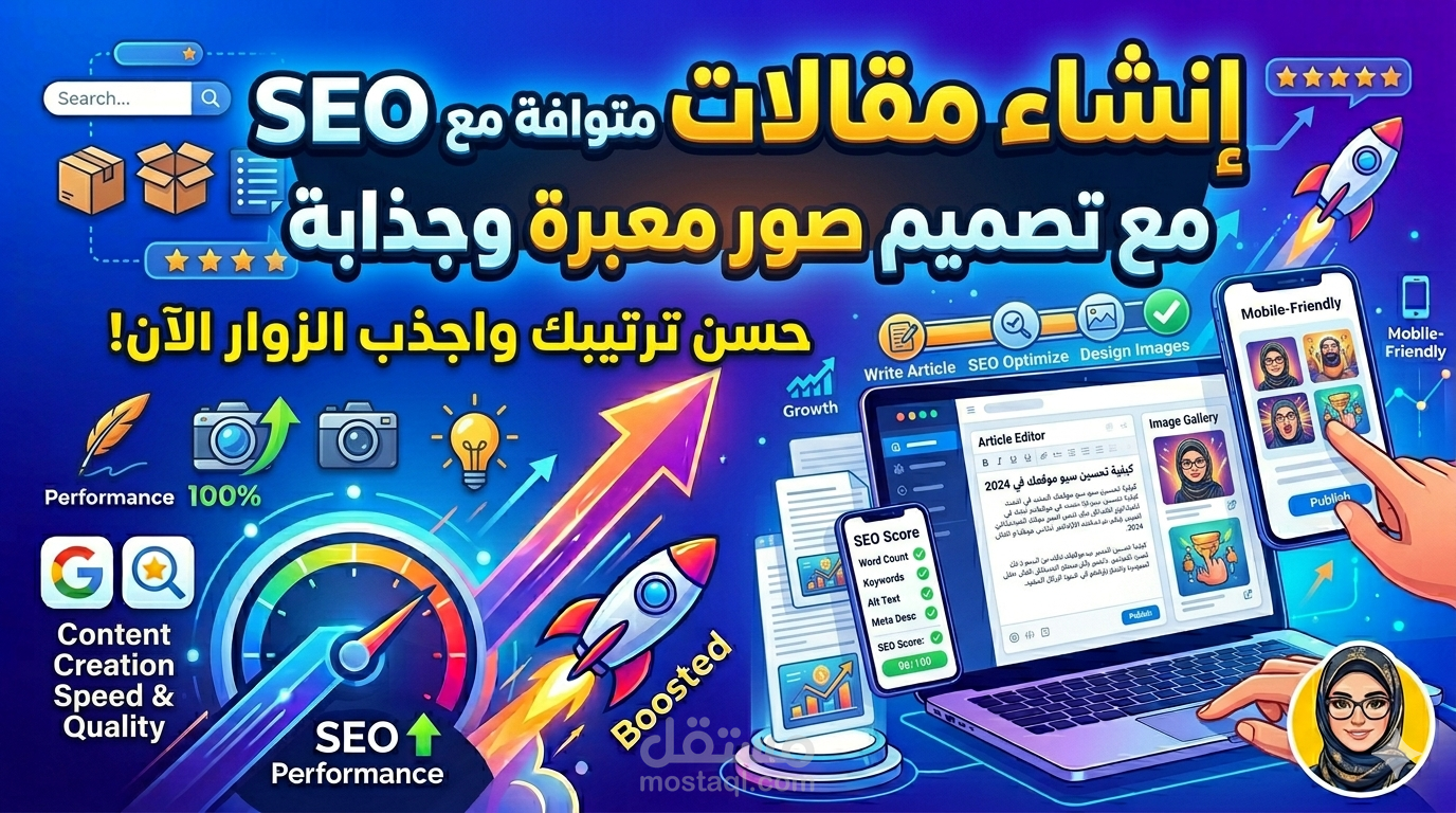 إنشاء مقالات متوافقة مع SEO مع تصميم صور معبرة وجذابة