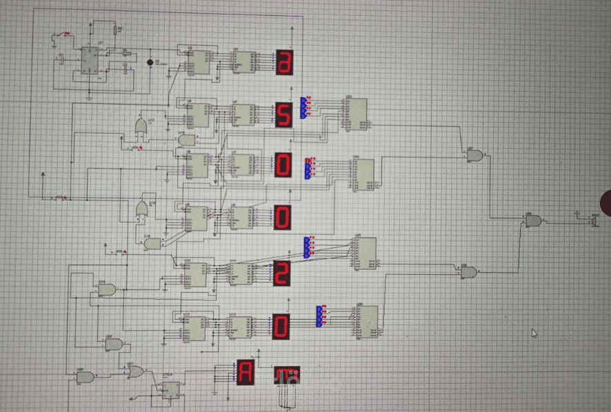 Digital clock logic design project
