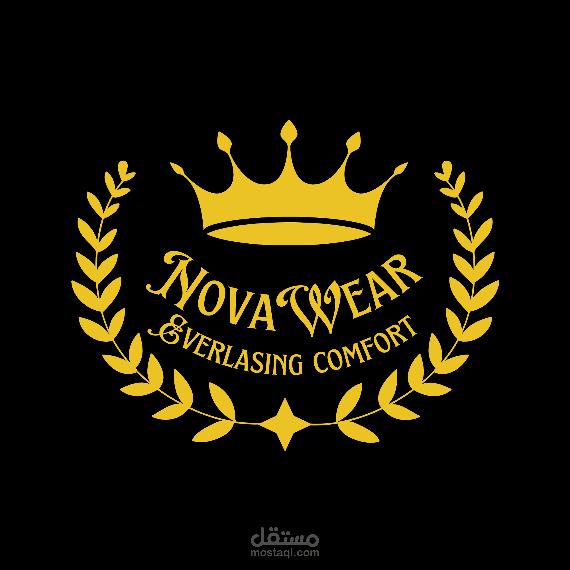 شعار "Nova Wear" للملابس الفاخرة