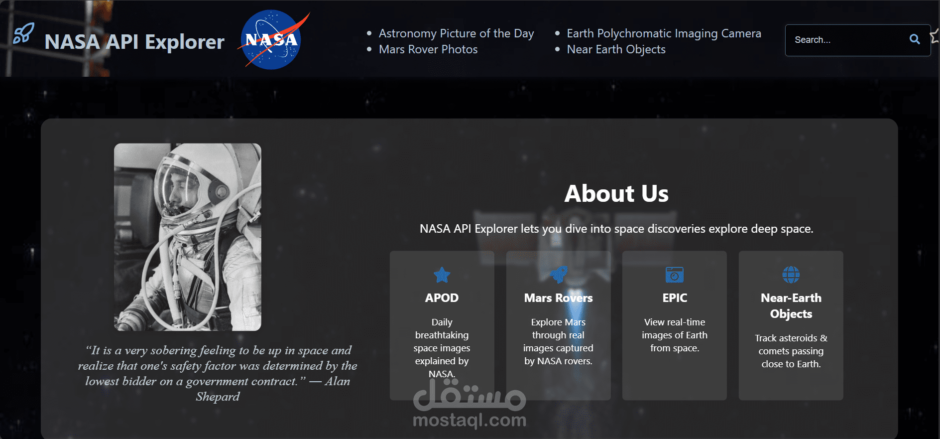 NASA API Explorer