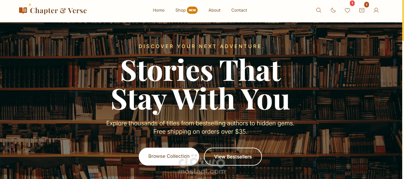 Chapter & Verse Books Website