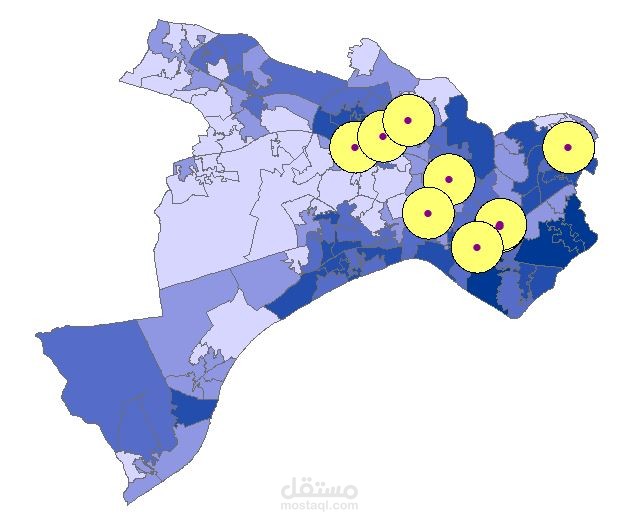 اعداد مشاريع الـ GIS