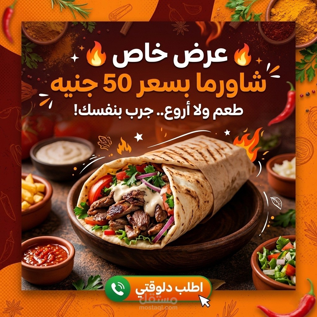 Food Social Media Post Design