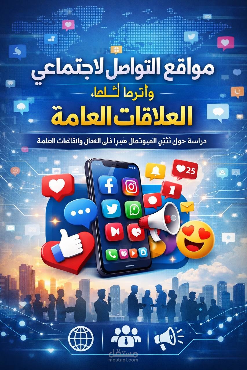 مواقع التواصل الاجتماعي واثرها علي العلاقات العامه