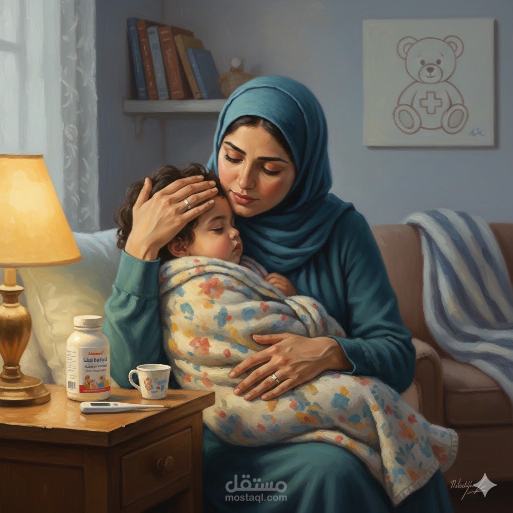 الأمهات وخافضات الحرارة للأطفال: بين القلق والرعاية الواعية