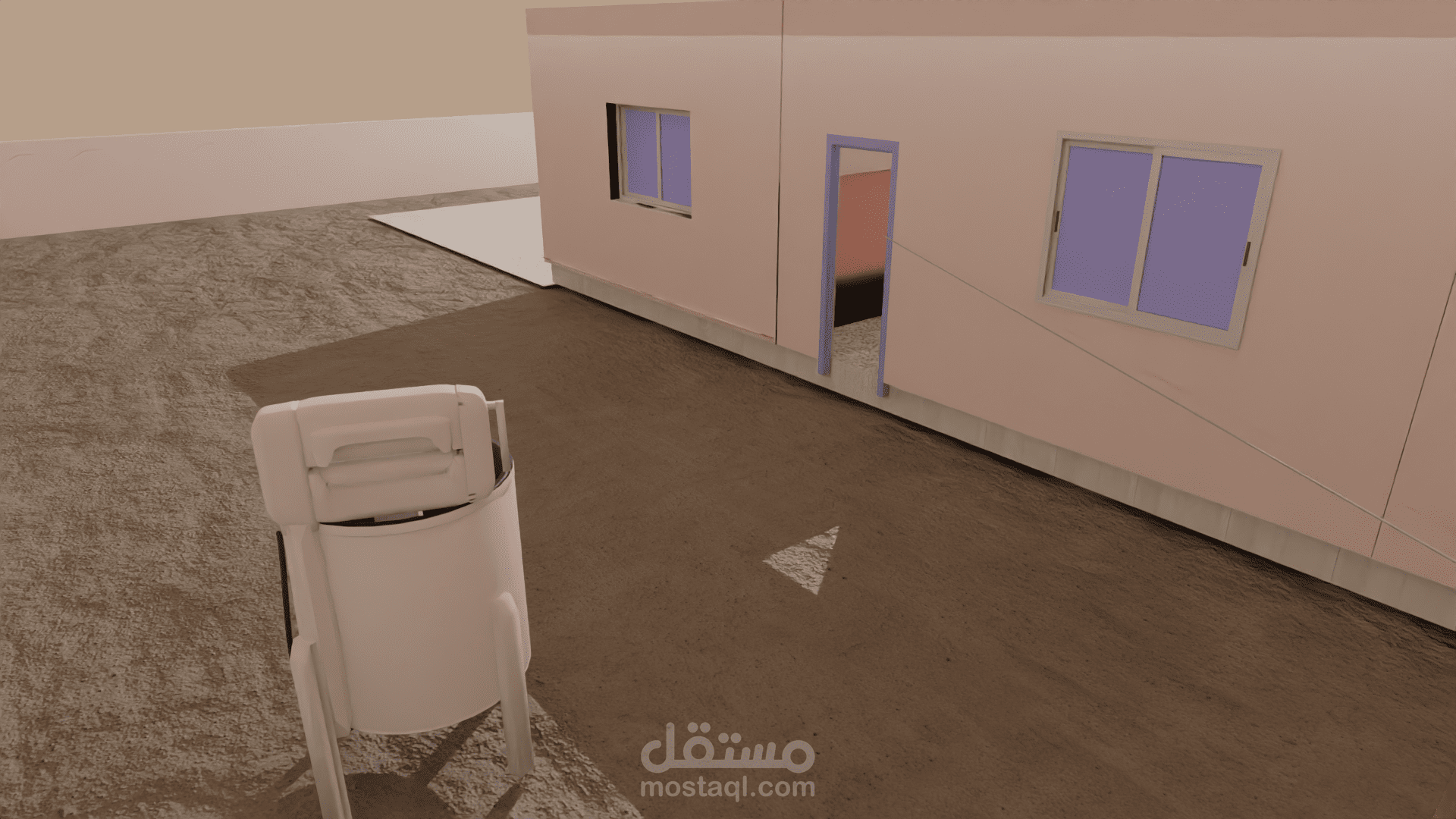 تصميم منزل قديم في التسعينات