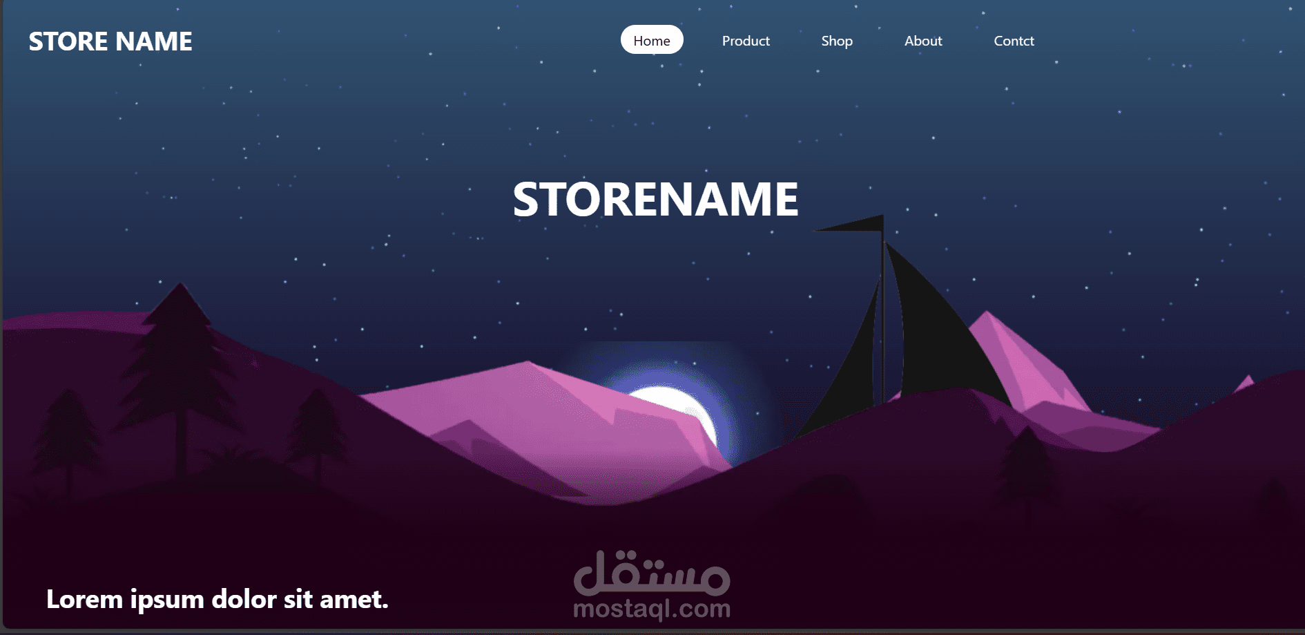 تصميم واجهة سينمائية تفاعلية بتقنية الـ Parallax Scrolling