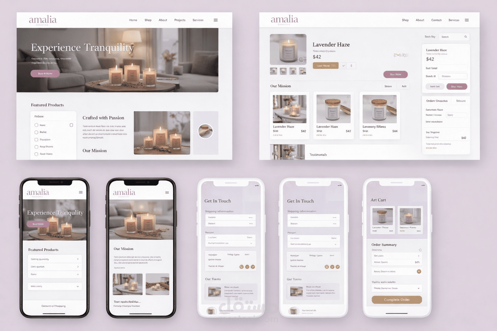 Luxury Brand Strategy & Identity — Amalia Candles