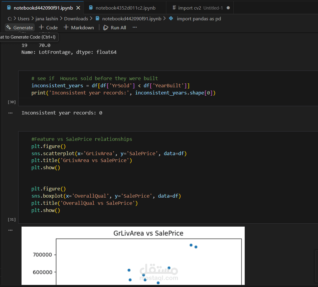 house prices dataset