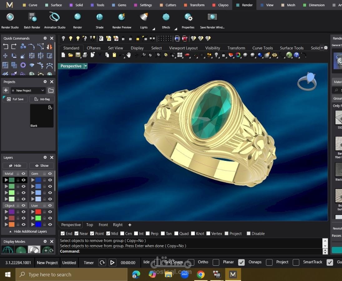 design silver man ring