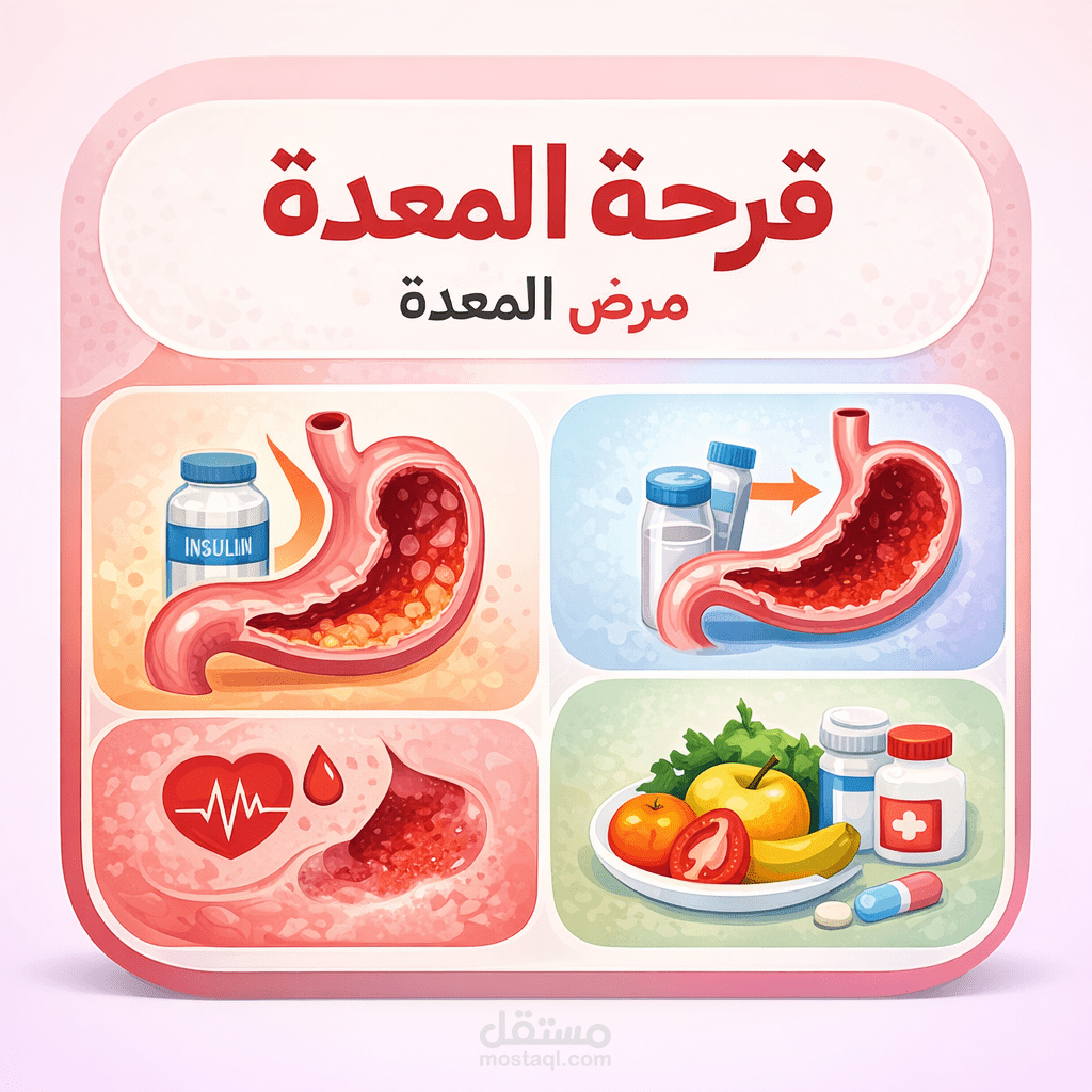 قرحة المعدة  ulcers