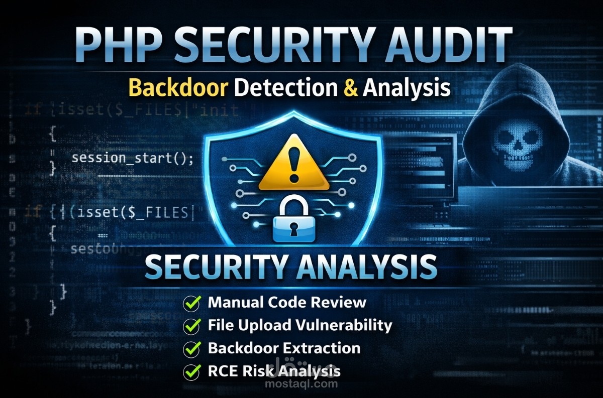 تحليل أمني للكود وكشف الثغرات