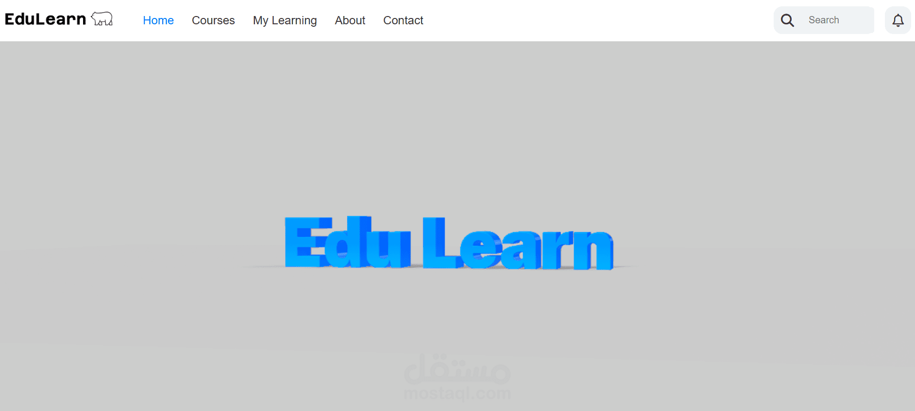 منصه تعليميه باستخدام js html css
