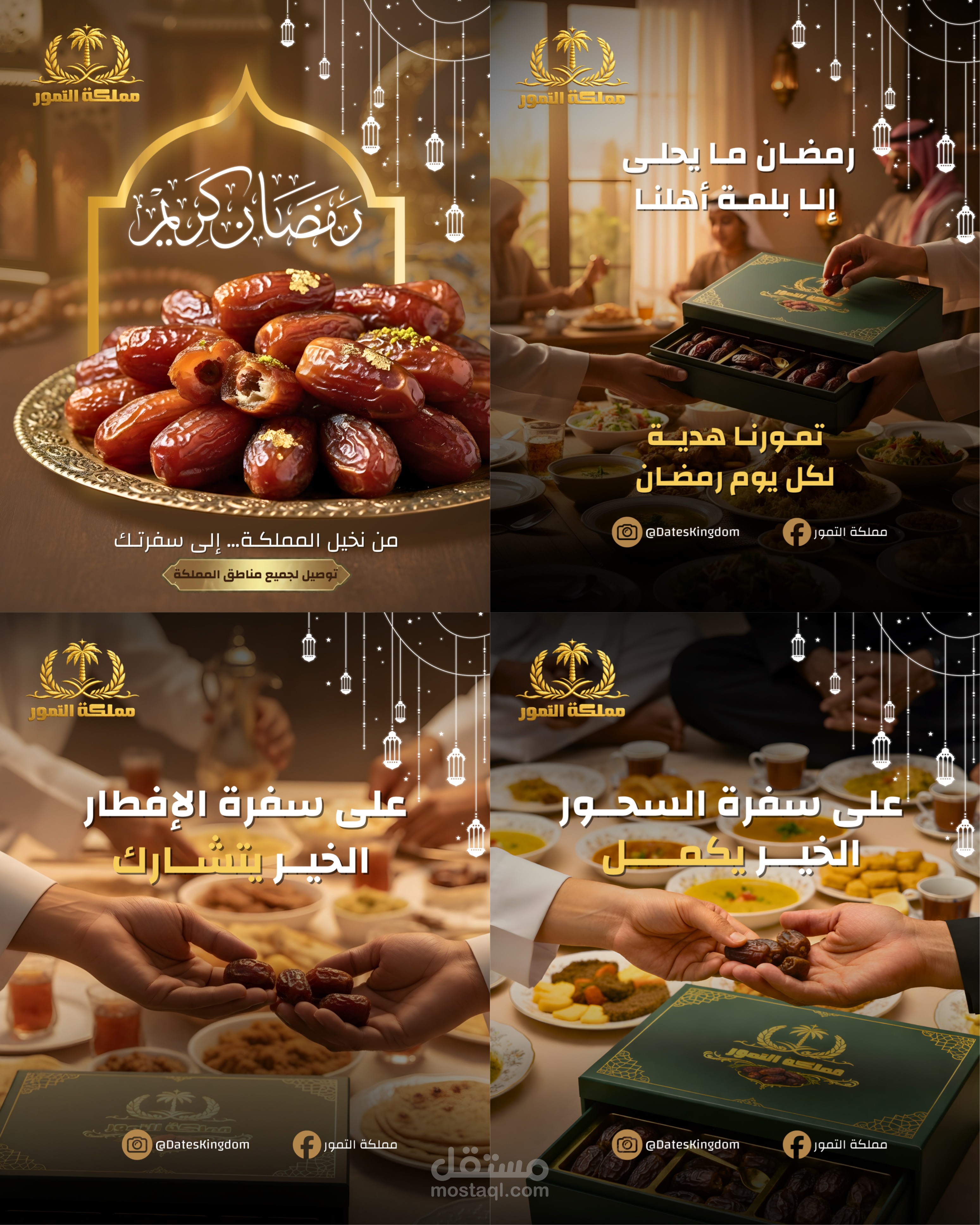 صميم حملة سوشيال ميديا رمضانية تفاعلية لبراند "مملكة التمور"