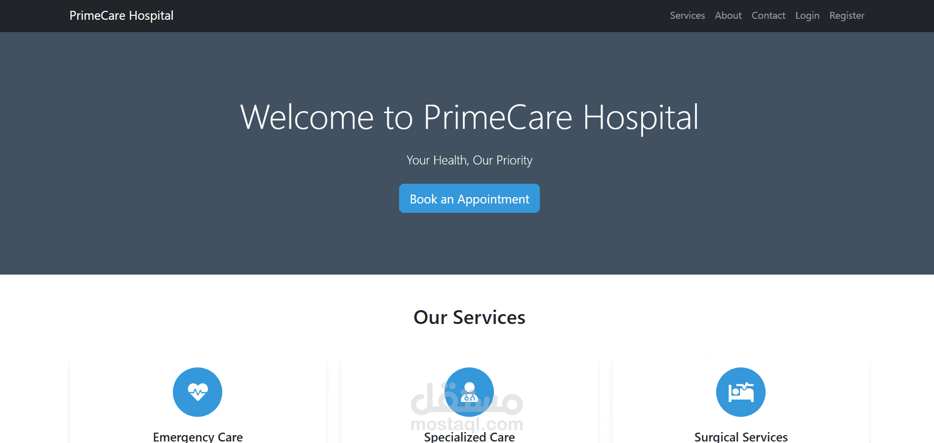PrimeCare Hospital – Hospital Reservation & Management System
