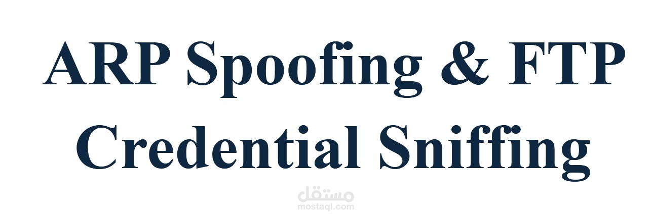 ARP Spoofing & FTP Credential Sniffing Analysis