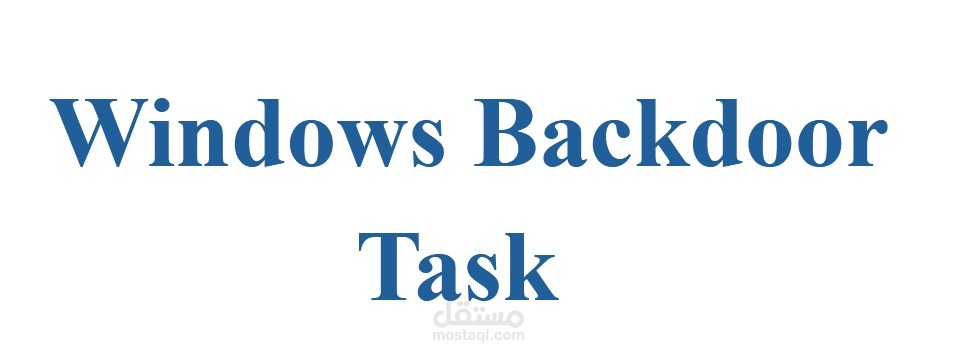Windows Backdoor Attack Simulation and Post-Exploitation Analysis