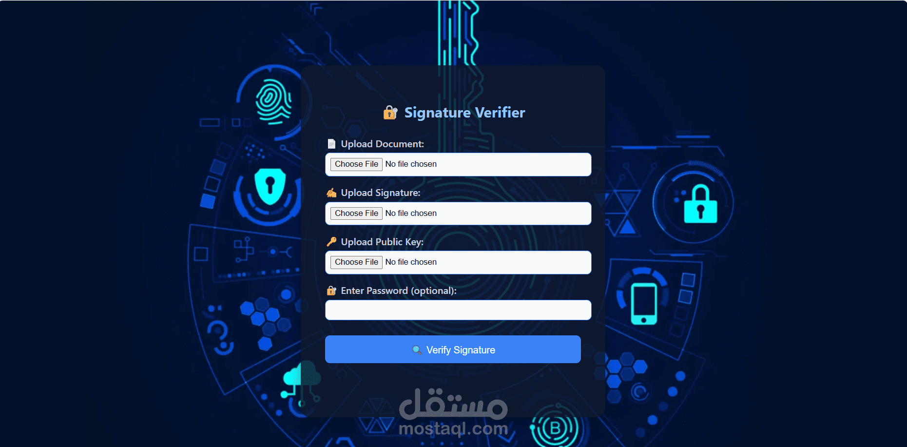 مدقق التوقيعات - المدقق: الأدلة الجنائية الرقمية امن معلومات Signature Verifier– The Verifier : Cyber Forensics