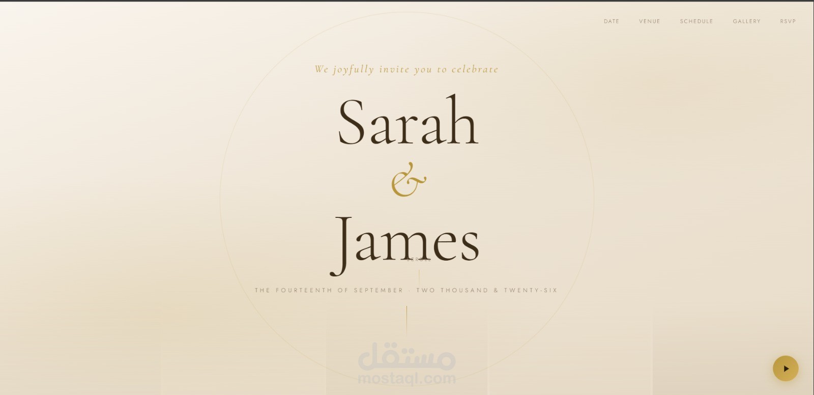 Luxury Digital Wedding Invitation Website