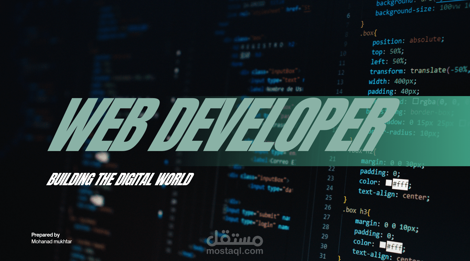 web development presentation