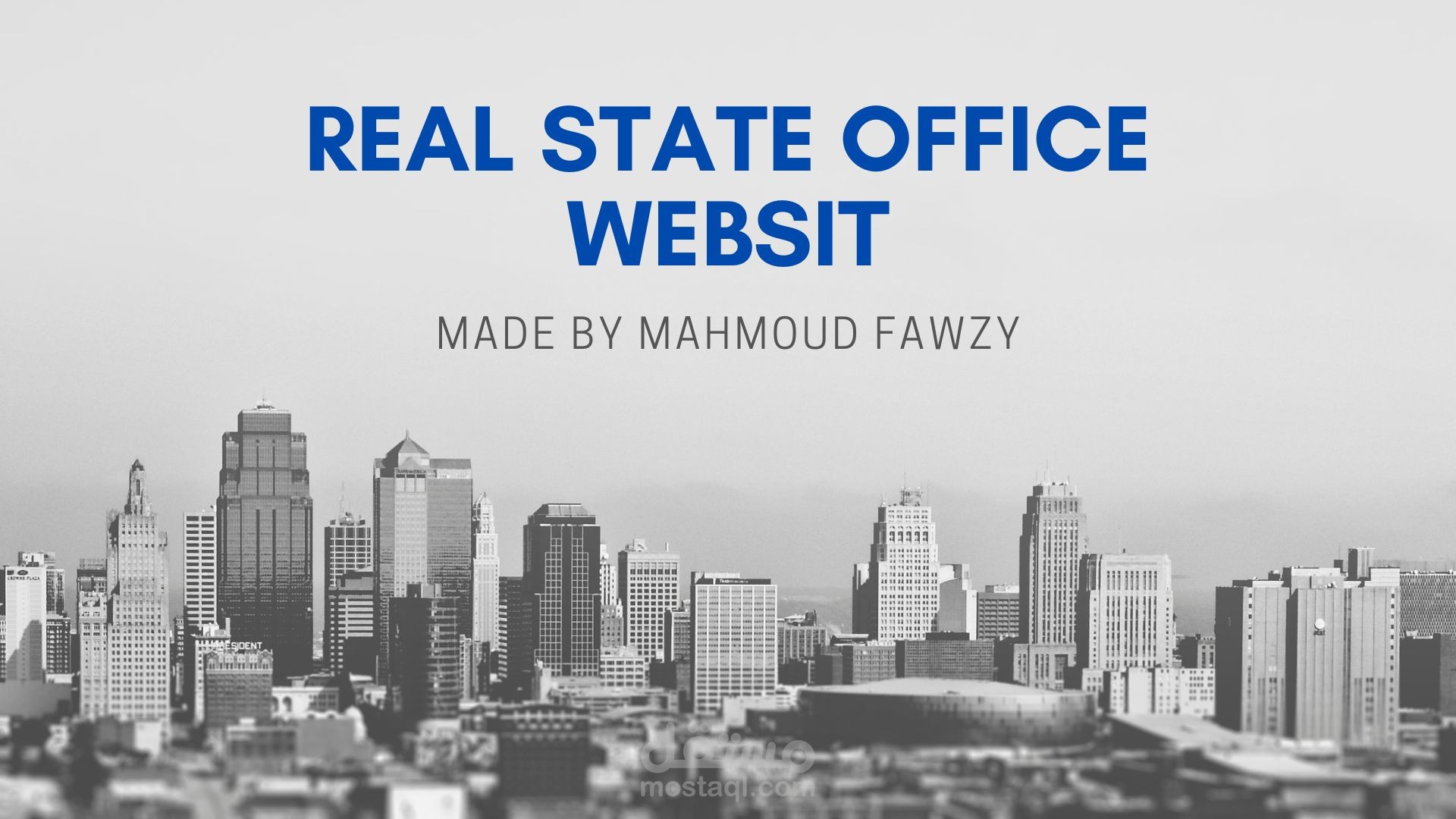 موقع لاستشاري عقارات Static Website