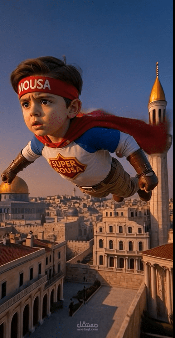 إنتاج مسلسل الأنميشن الرمضاني "سوبر موسى" بالذكاء الاصطناعي | حلقات قصيرة (Reels/TikTok)