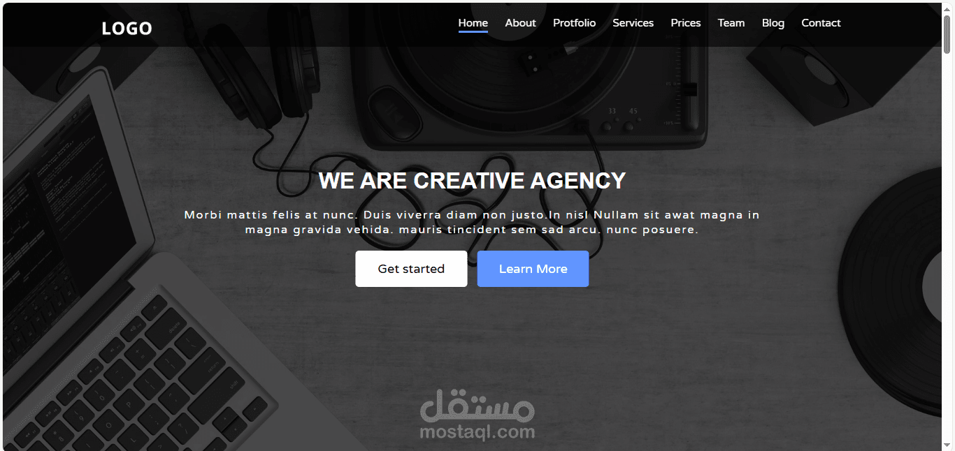 Business Agency Website Template – HTML & CSS