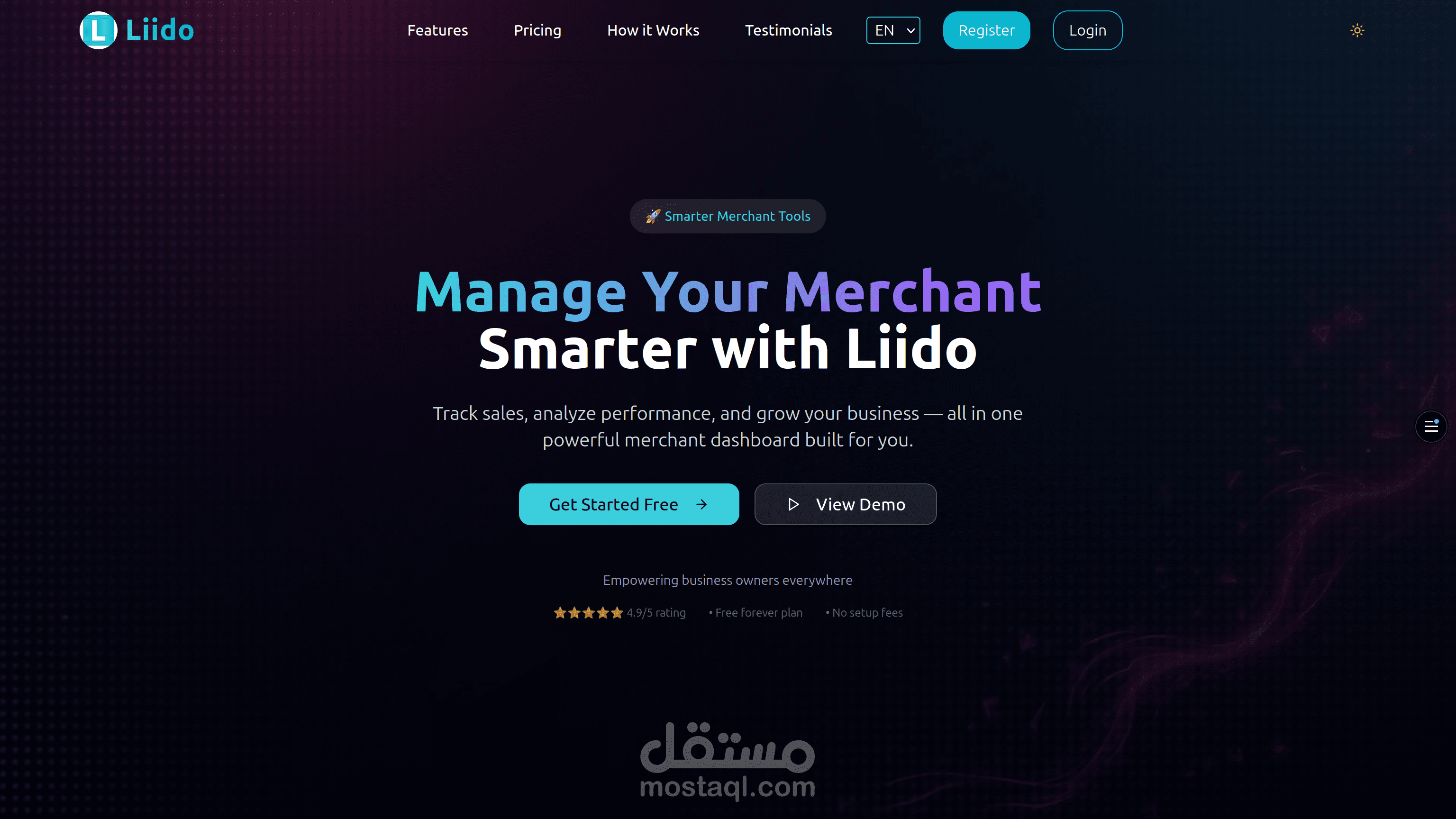 نظام "Liido Store" المتكامل لإدارة المتاجر والعمليات التجارية.